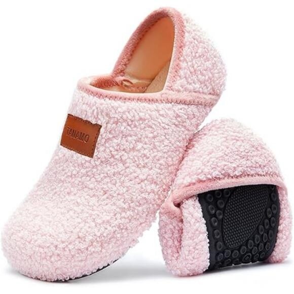 Slippers Socks House Shoes Slip On Indoor Outdoor Travel Unisex Size 8 9 - Picture 8 of 8